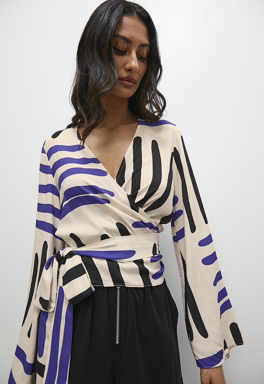 Superbalist - Wrap blouse - multi 