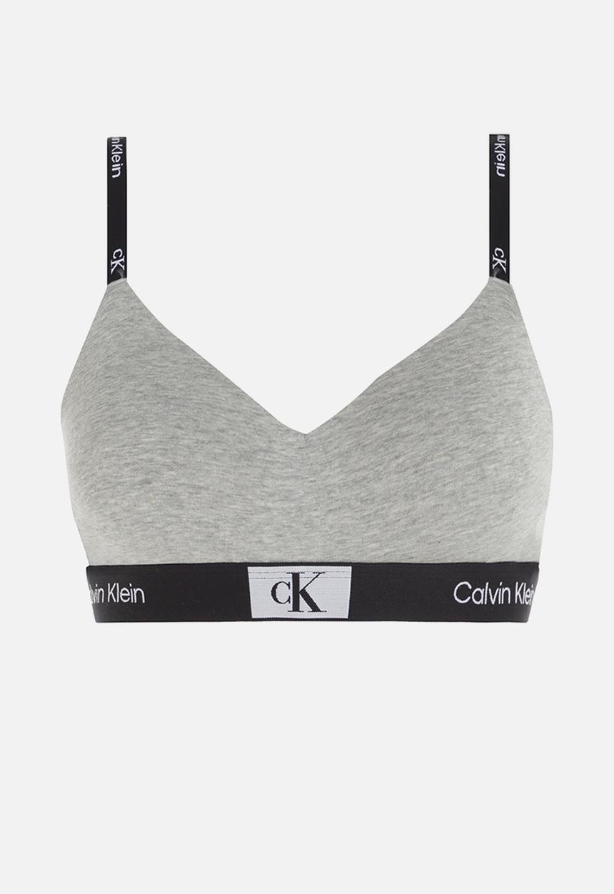 Calvin Klein - Lght lined bralette - grey heather
