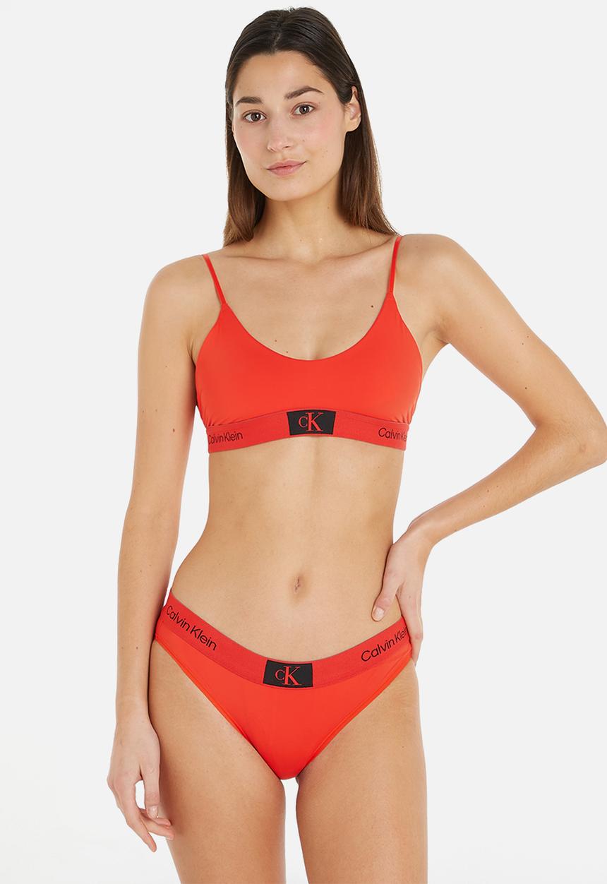 Calvin Klein - Lght lined bralette - hazard