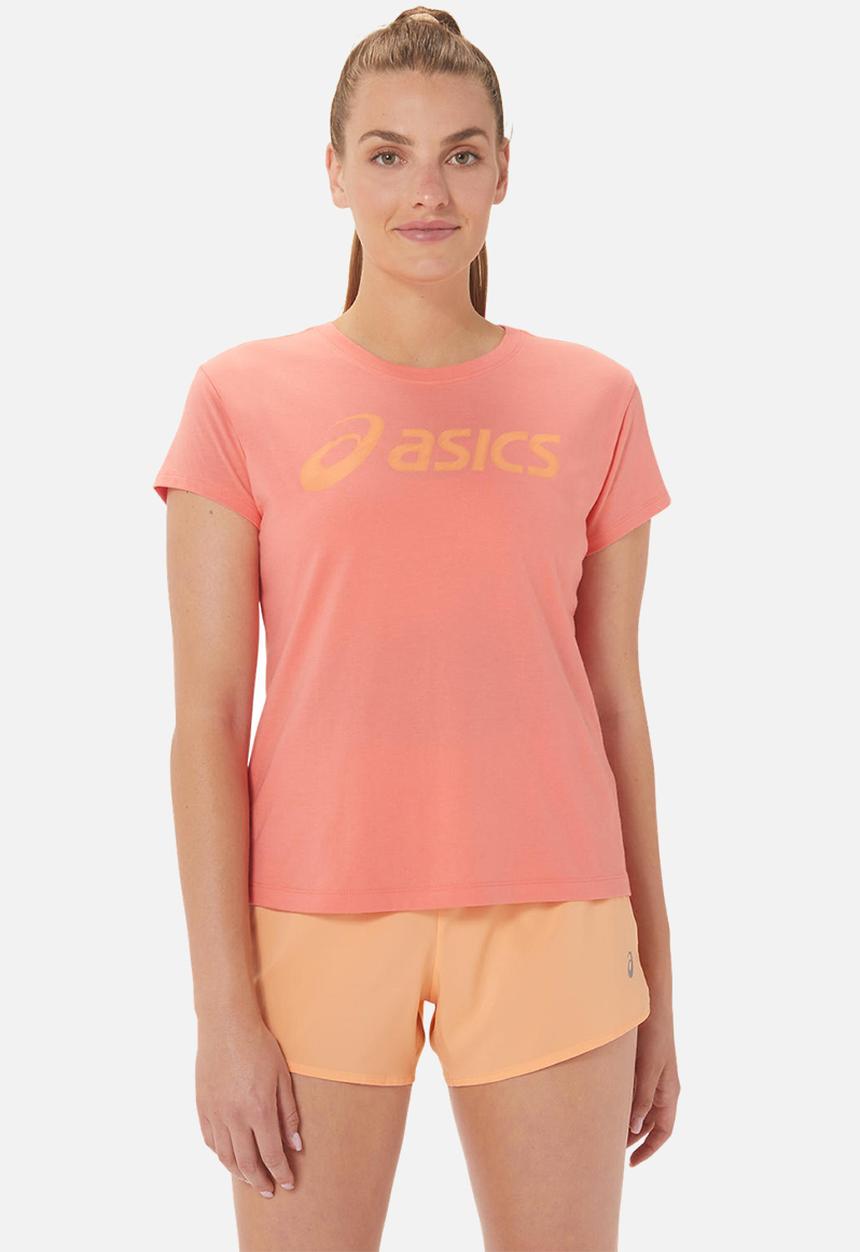 ASICS - Asics big logo tee - rose dust & pale apricot