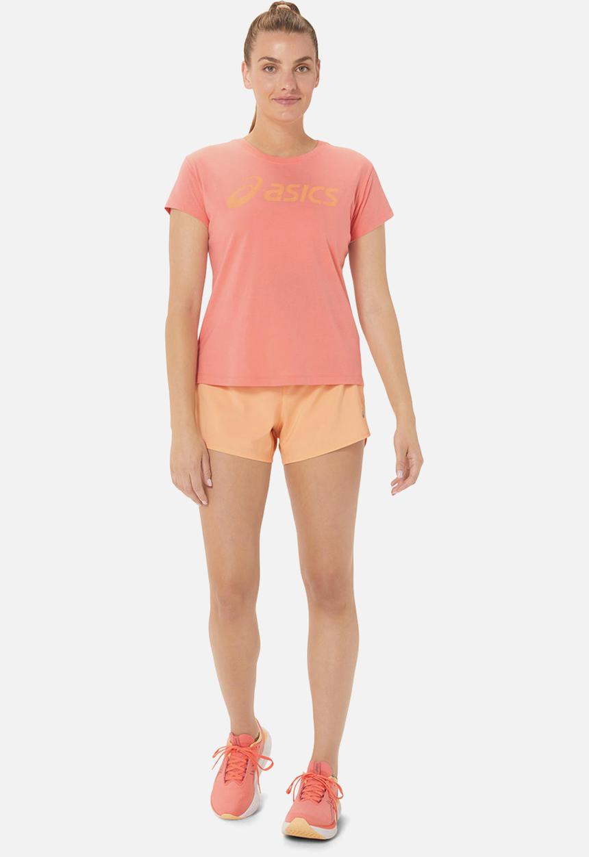 ASICS - Asics big logo tee - rose dust & pale apricot