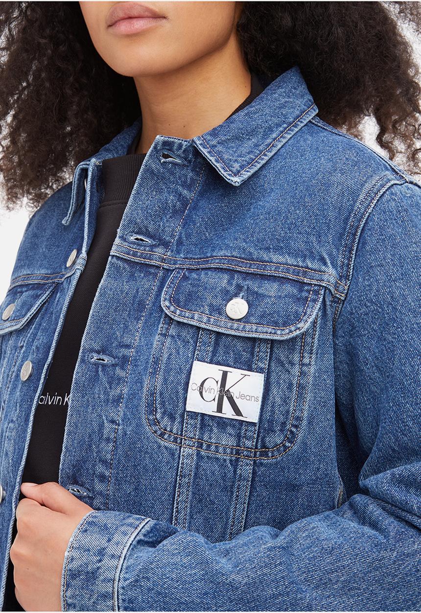 Calvin Klein - Regular 90s denim jacket - denim dark
