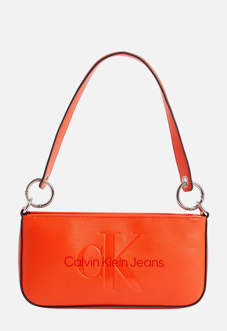 Calvin Klein - Sculpted shoulder pouch25 mono - orange