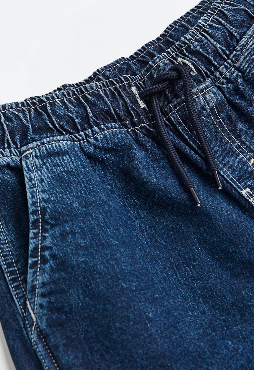 H&M - Loose fit cargo joggers - blue