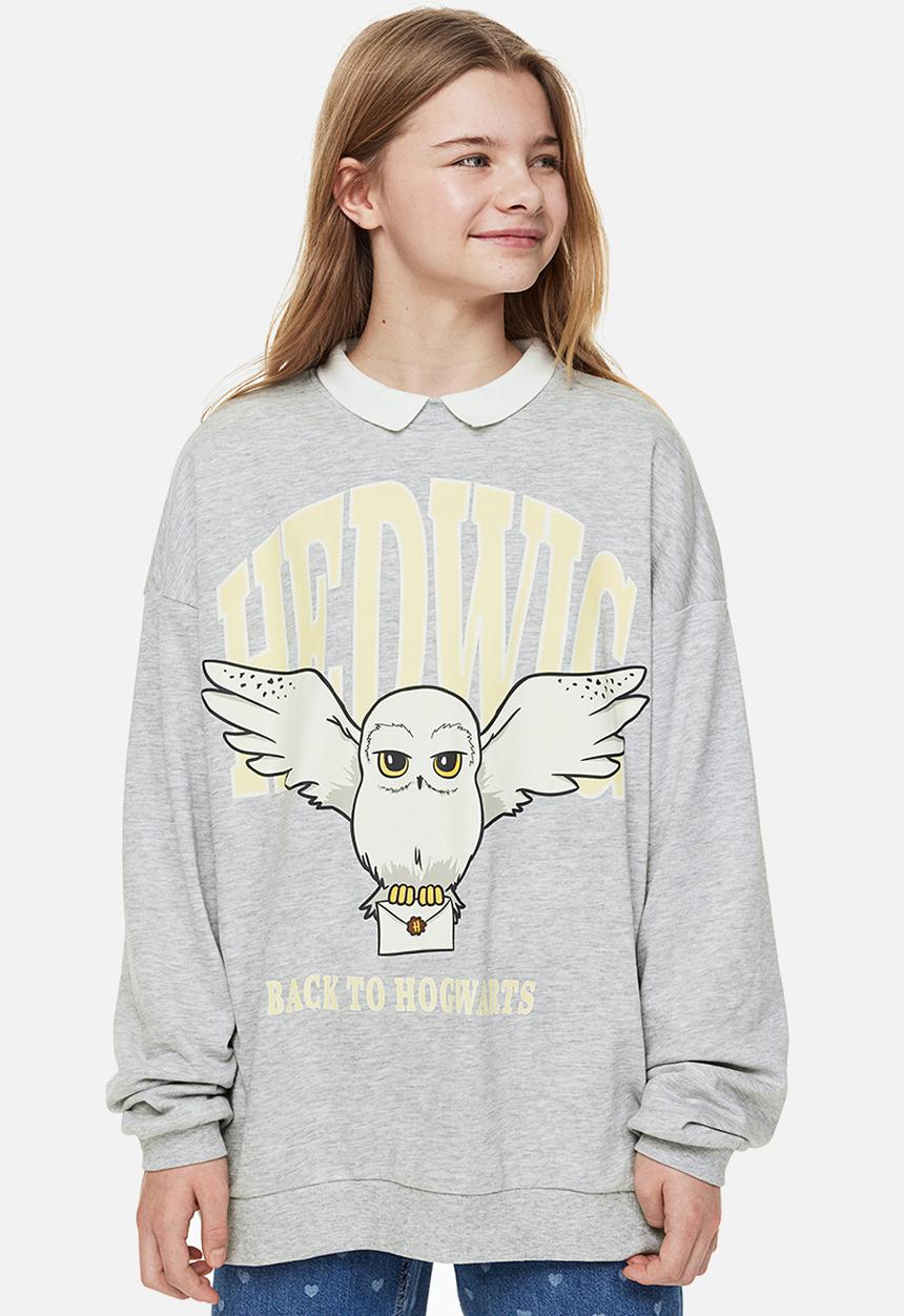 H&M - Oversized printed sweatshirt - grey