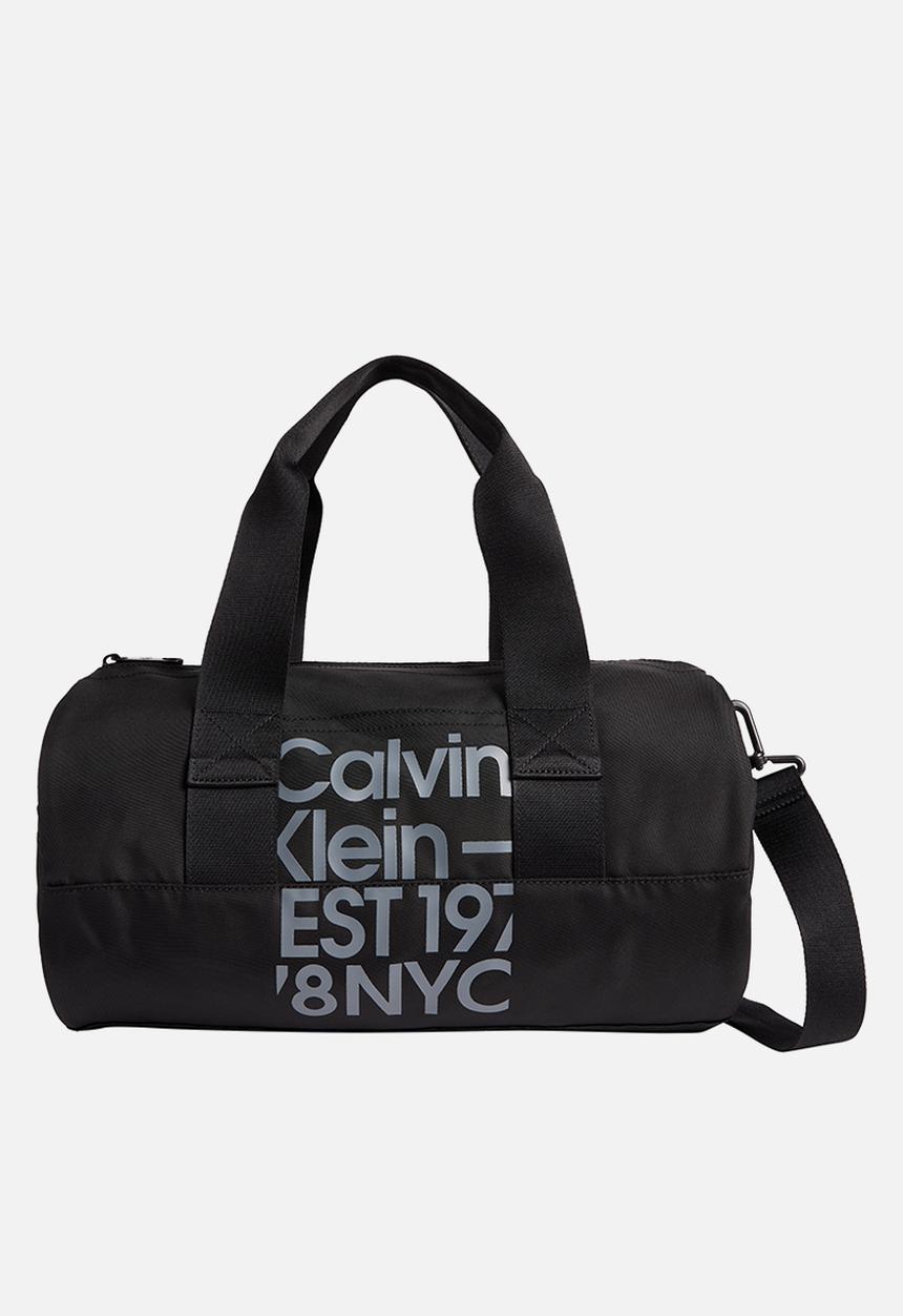 Calvin Klein - Sport essentials duffle38 gr - black & overcast grey print
