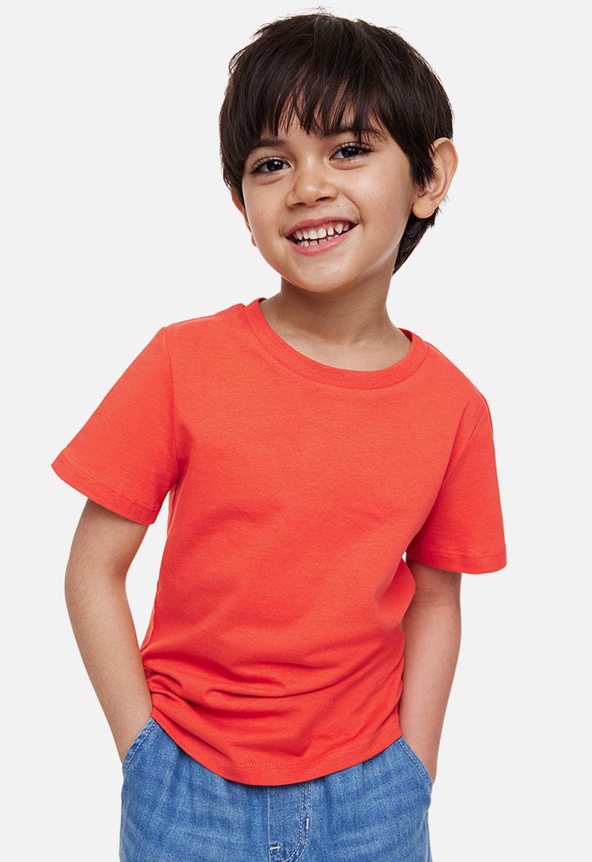 H&M - Cotton T-shirt - bright red