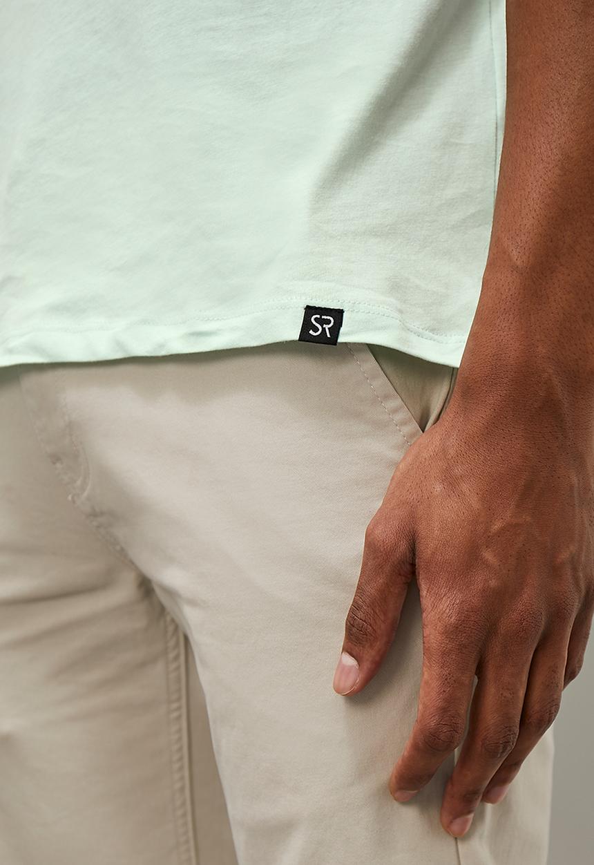 STYLE REPUBLIC - Duncan roll sleeve 1 up tee - mint 