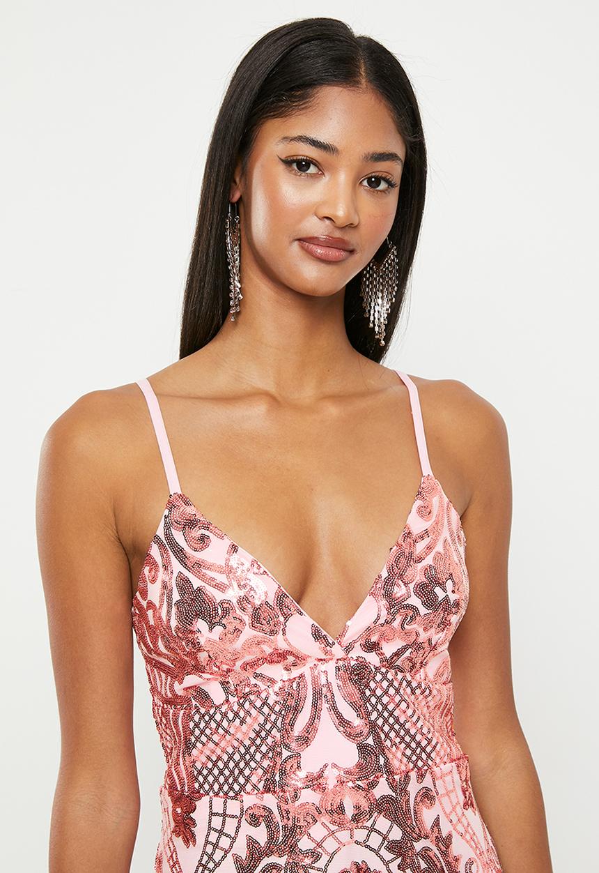 SISSY BOY - Glam maxi dress - pink
