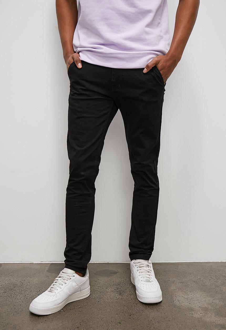 STYLE REPUBLIC - Marshall skinny chino - black 