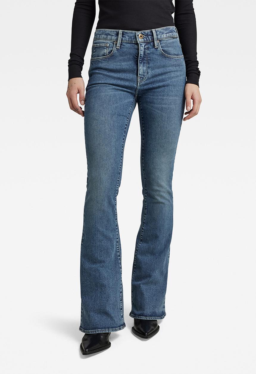 G-STAR - 3301 Flare women - faded miami blue