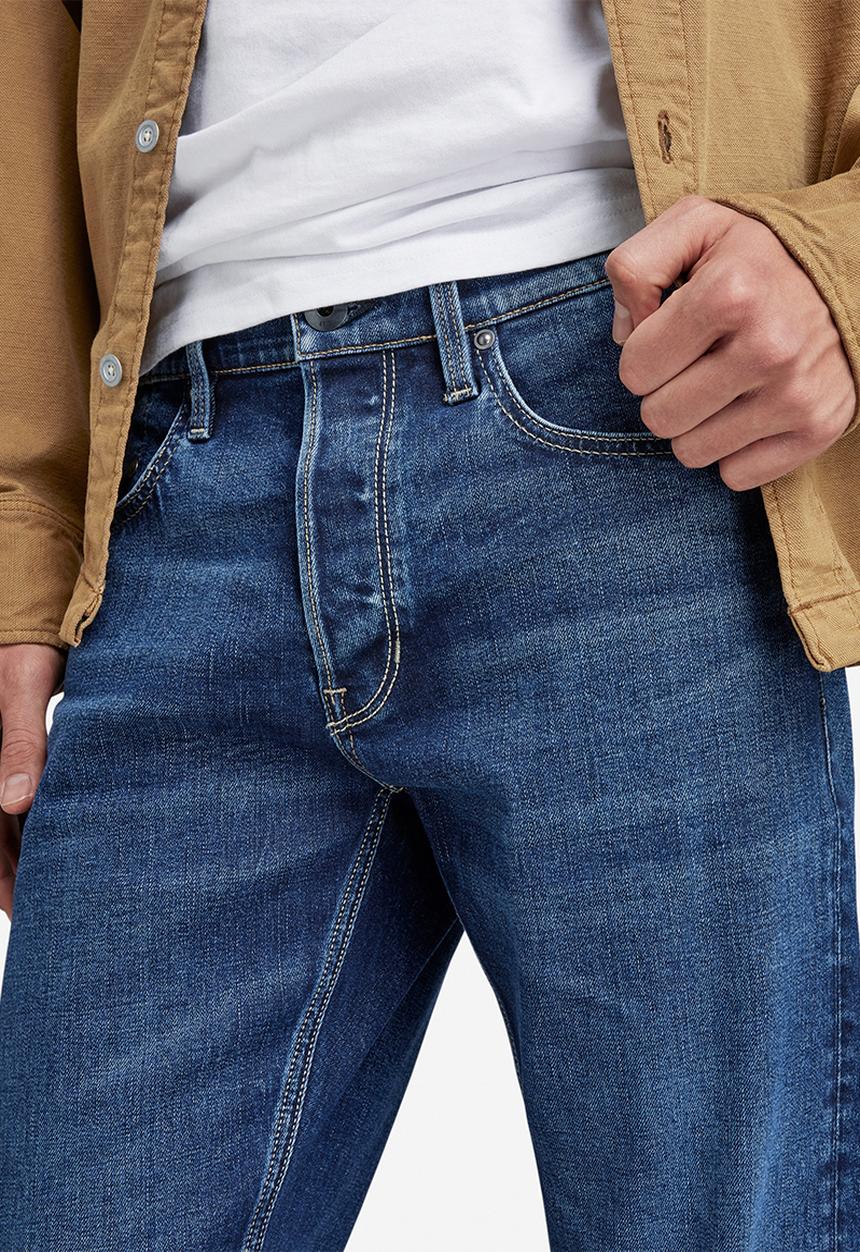 G-STAR - Mosa straight elto pure stretch denim - faded atlantic ocean