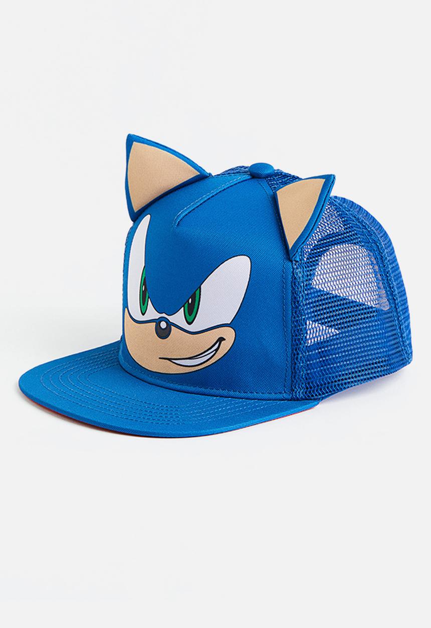 H&M - Motif-detail cap - blue/sonic the hedgehog 