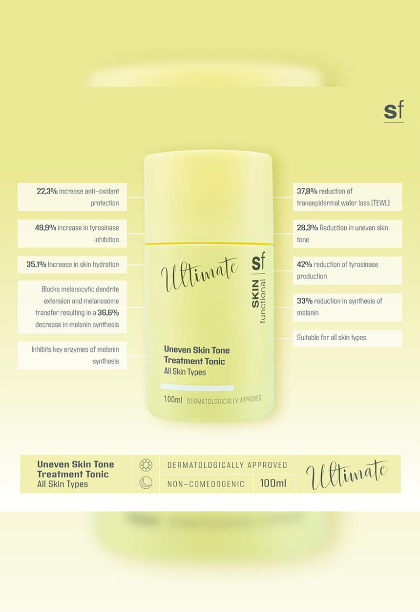 SKIN functional - Ultimate - Uneven Skin Tone, Pigmentation Treatment. All Skin Types