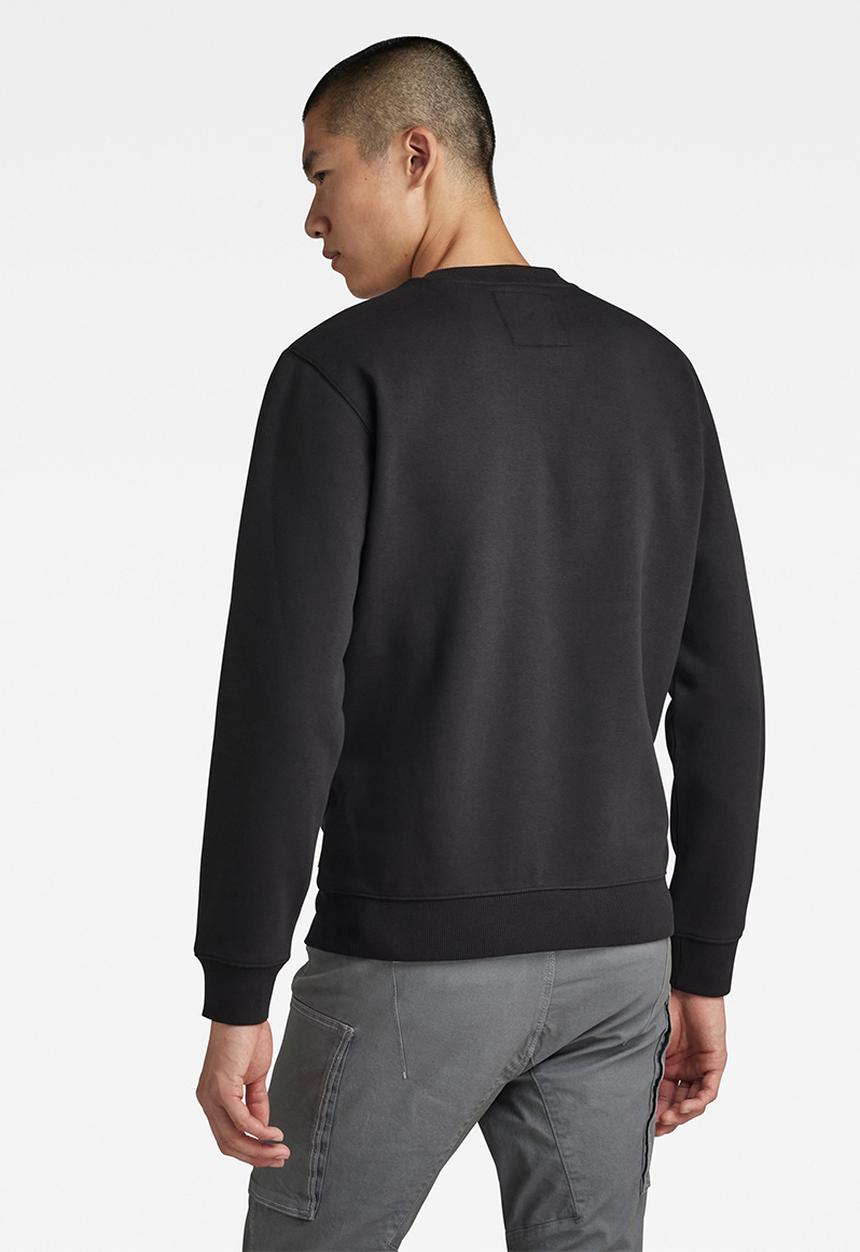 G-STAR - RAW. felt r sw dry ashor sweat - dk black