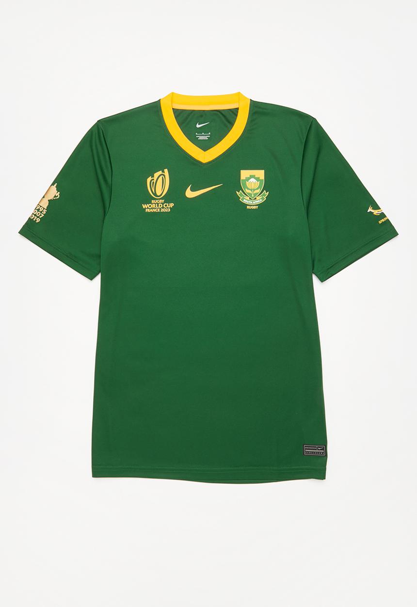 Nike - Springboks men's RWC23 stadium fan home jersey - gorge green/ gold