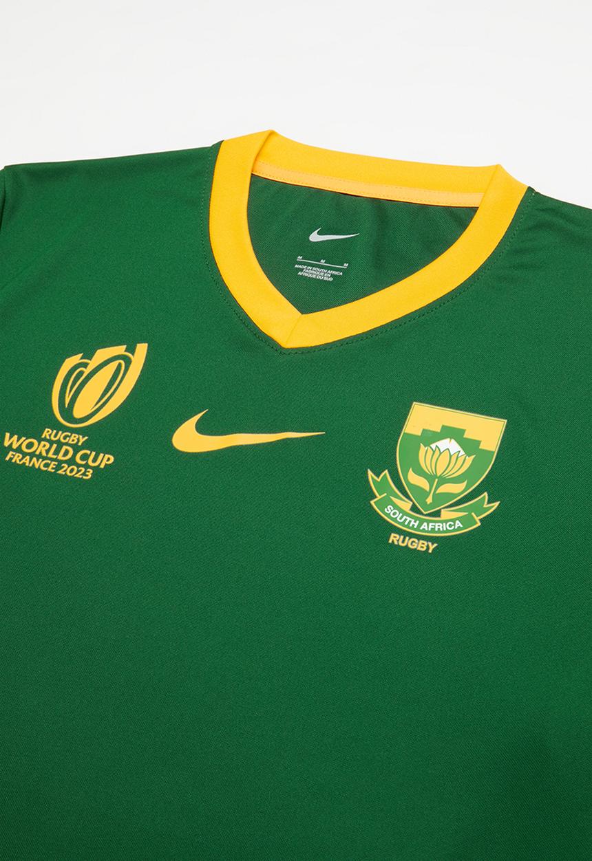 Nike - Springboks men's RWC23 stadium fan home jersey - gorge green/ gold