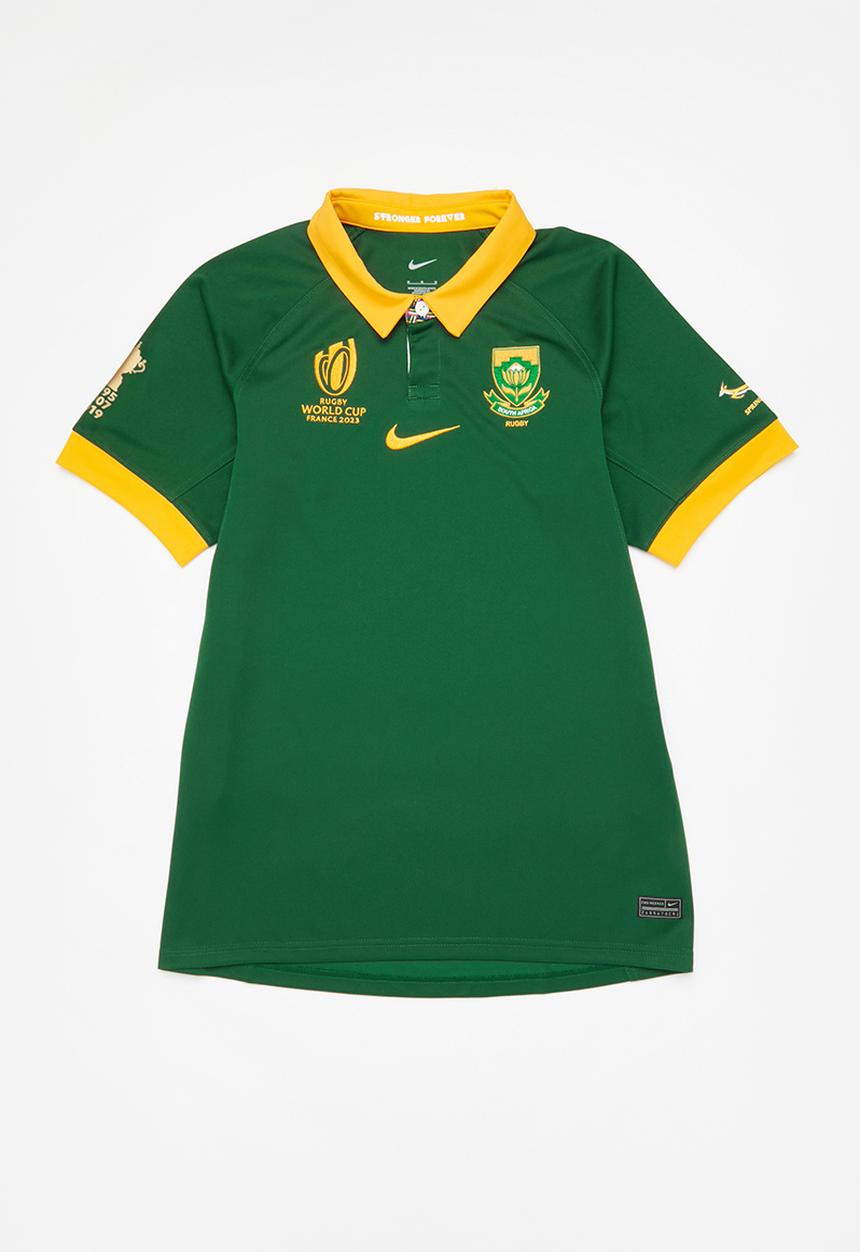 Nike - Springboks men's RWC23 stadium home ss jersey - gorge green/ gold