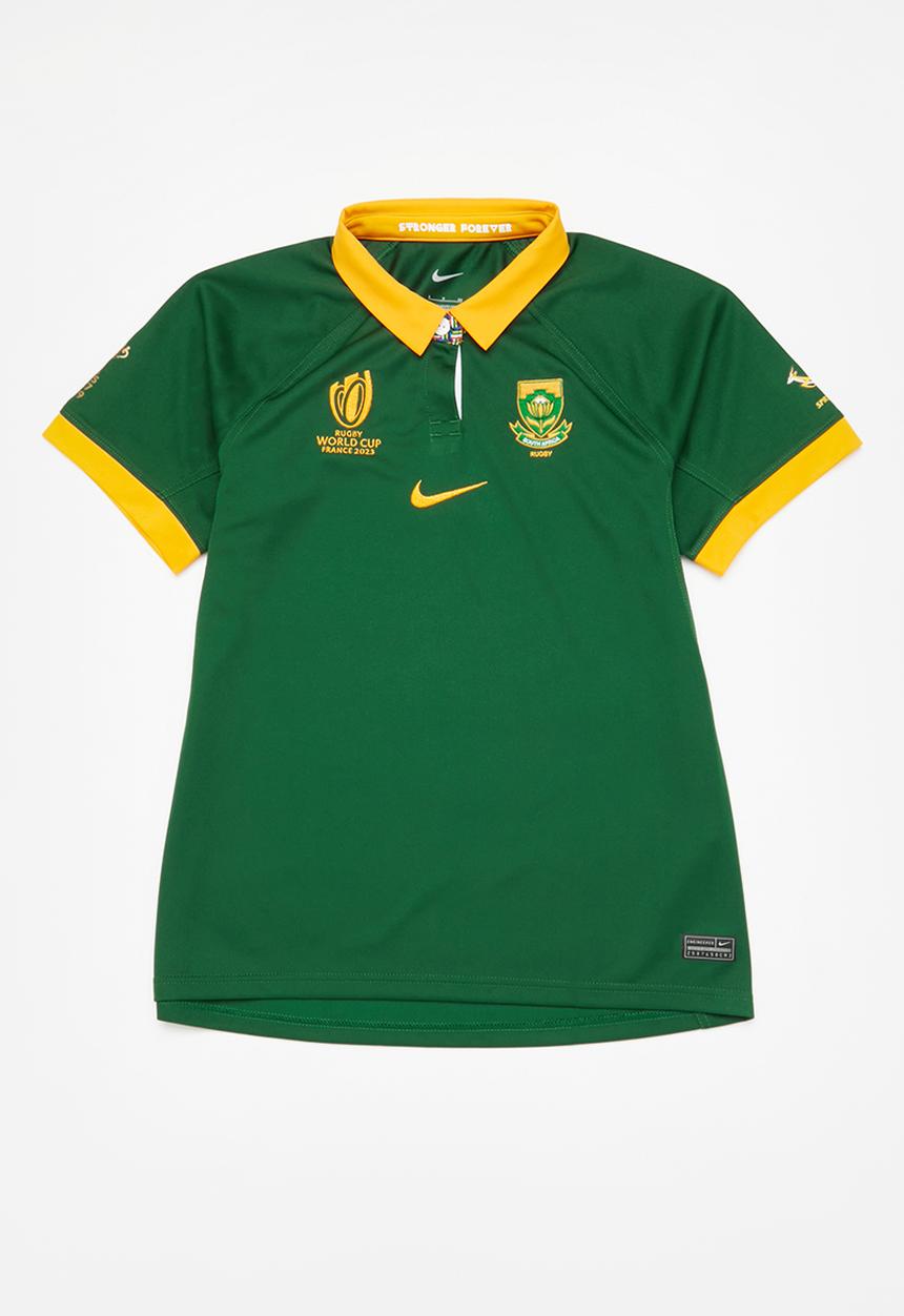 Nike - Womens Springbok stadium jersey home - gorge green/university gold