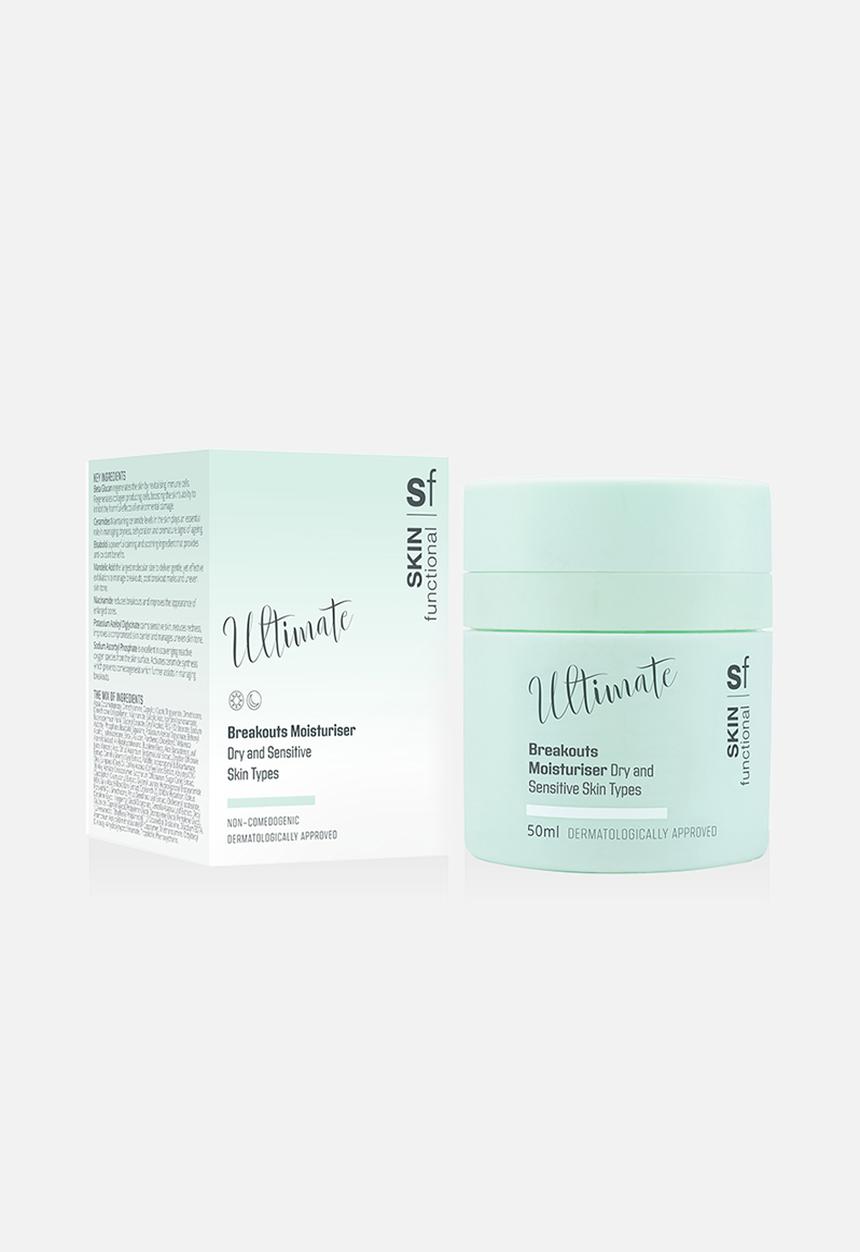 SKIN functional - Ultimate - Moisturiser For Acne, Breakouts And Pimples. Dry, Sensitive.