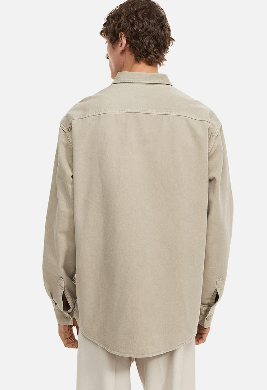 H&M - Denim overshirt - beige