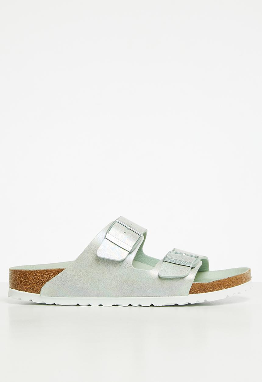 Birkenstock - Arizona iridescent shine narrow - matcha