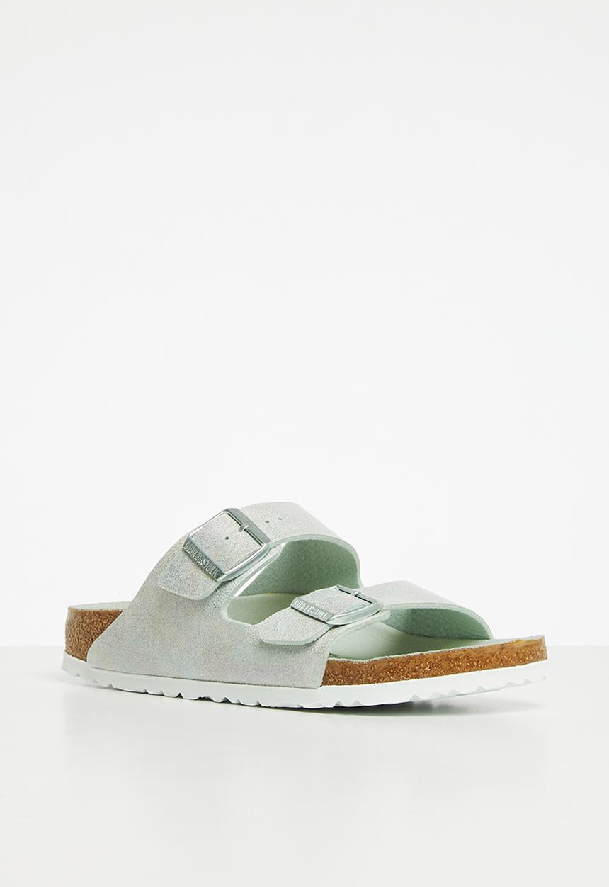 Birkenstock - Arizona iridescent shine narrow - matcha