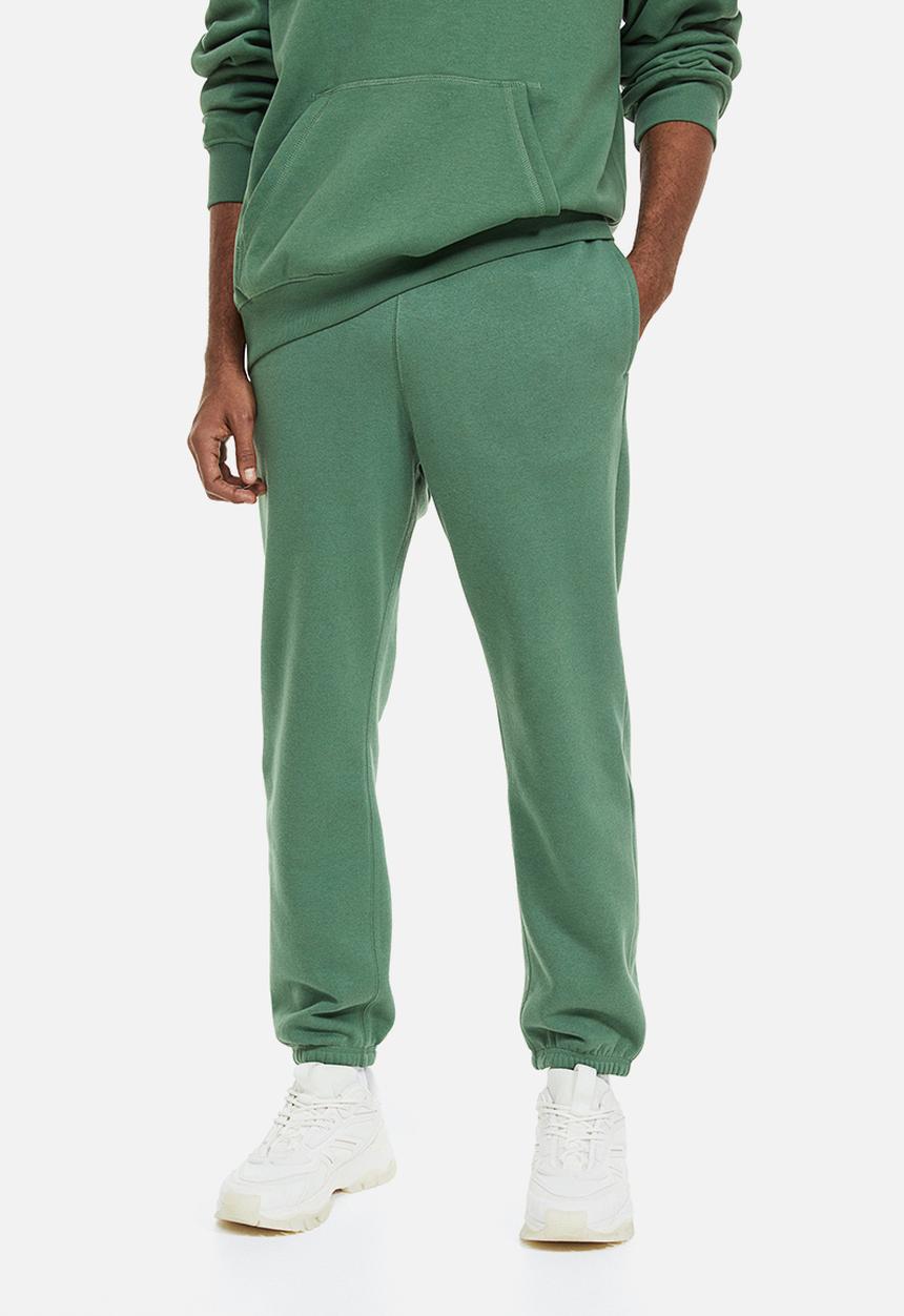H&M - Relaxed fit sweatpants - green
