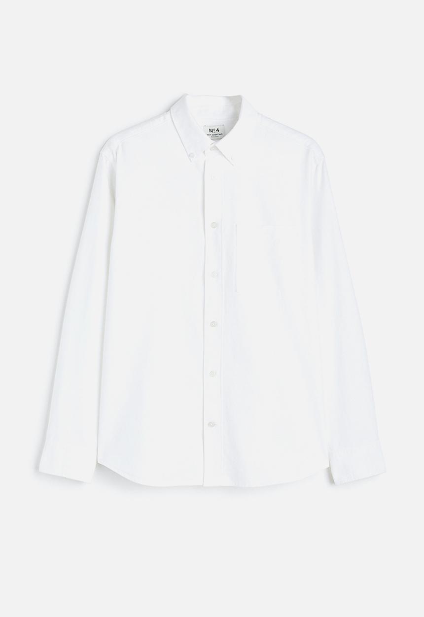 H&M - Regular fit oxford shirt - white
