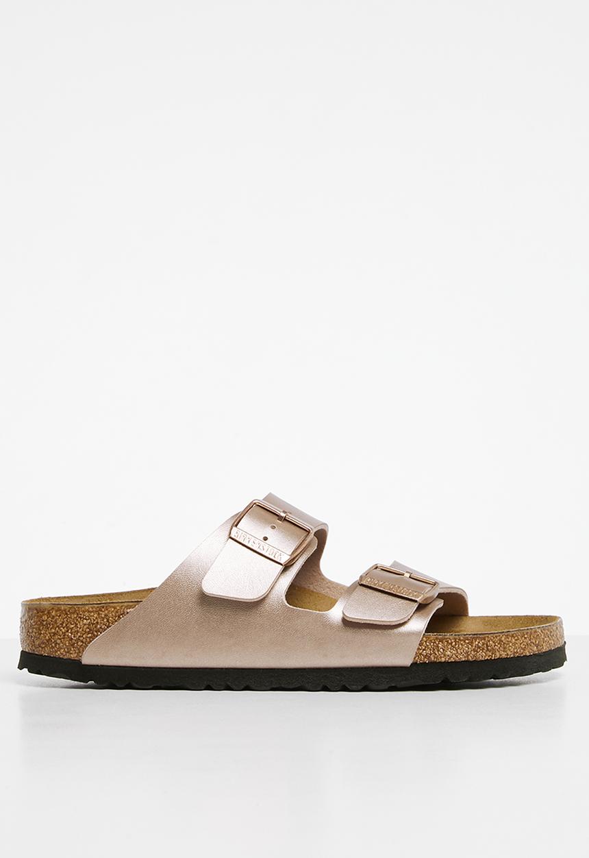 Birkenstock - Arizona metallic birko flor narrow - copper