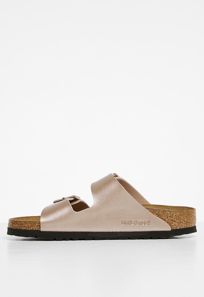 Birkenstock - Arizona metallic birko flor narrow - copper