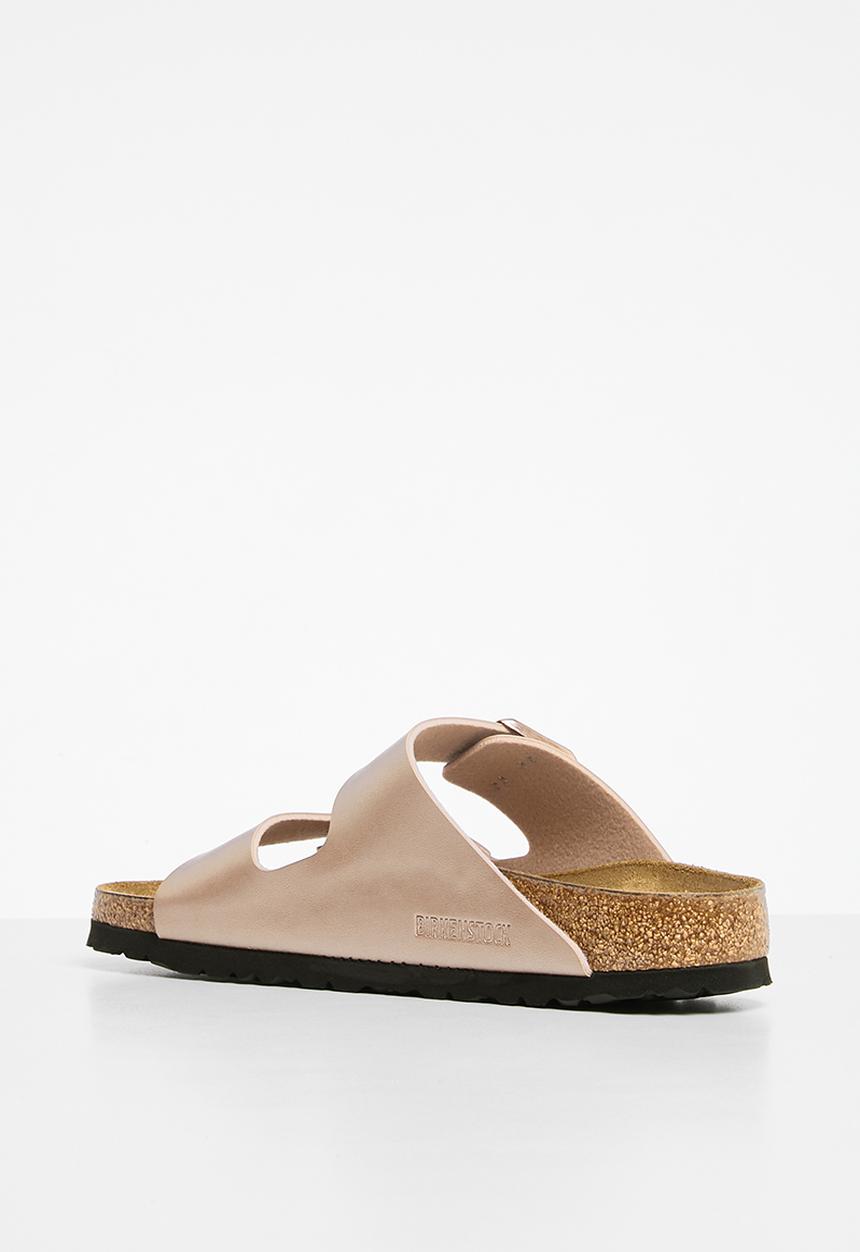 Birkenstock - Arizona metallic birko flor narrow - copper