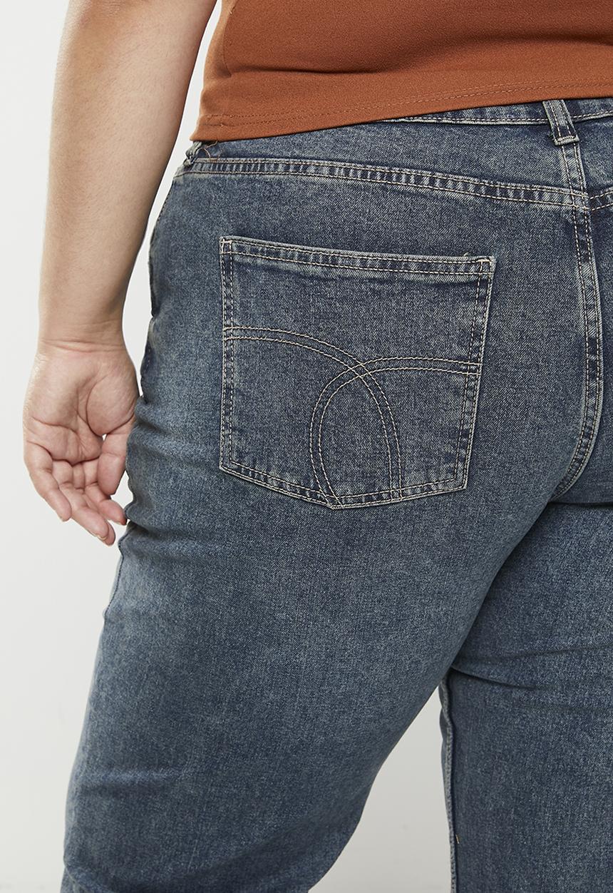 Cotton On - Plus stretch bootleg jean - logans blue