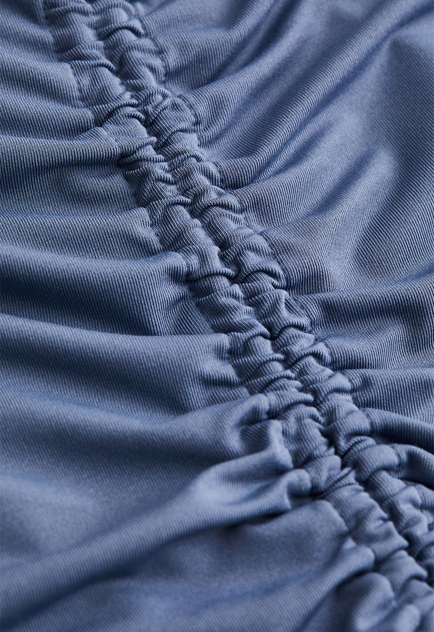 H&M - Drymove™ drawstring sports top - pigeon blue 