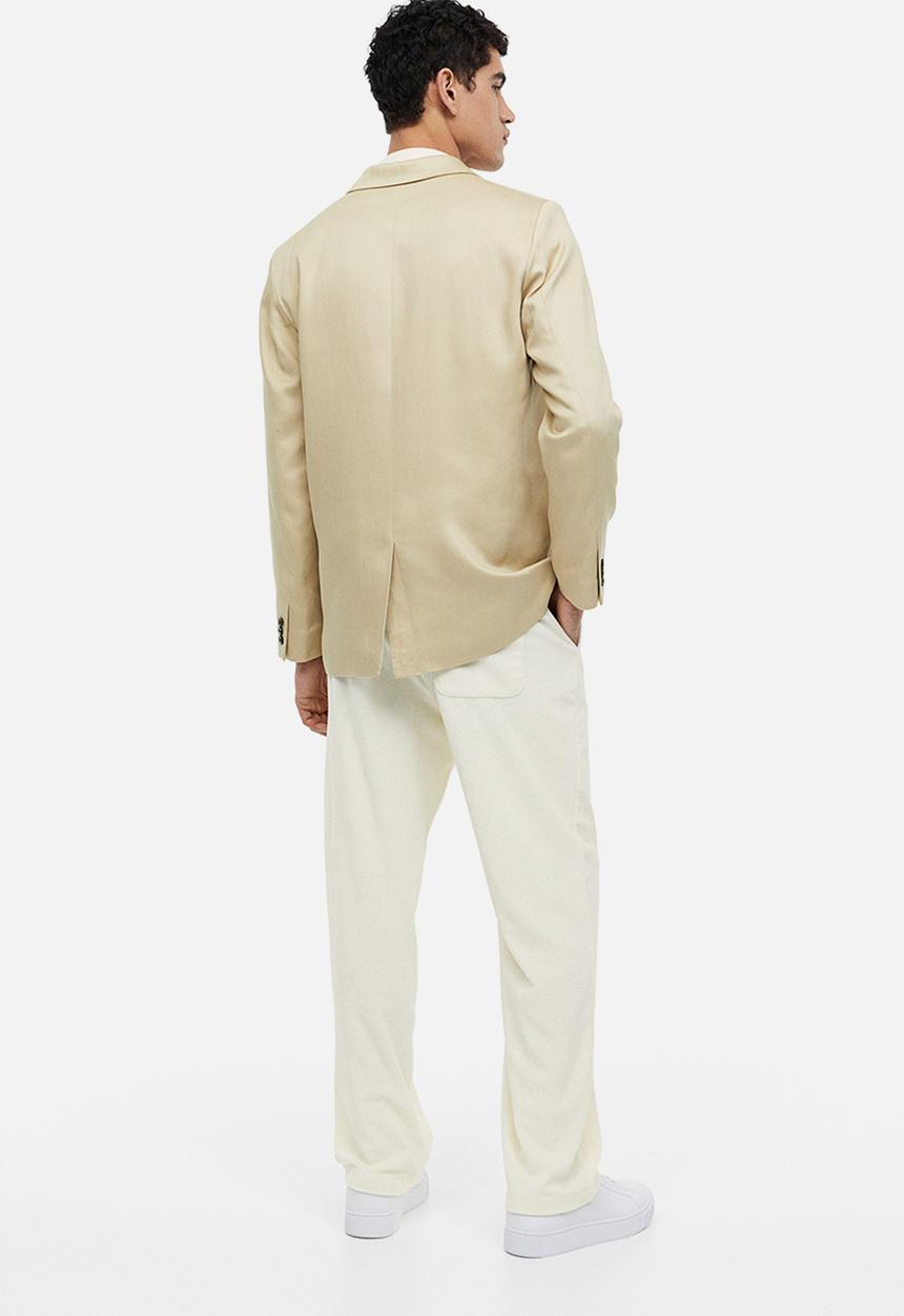 H&M - Regular fit terry joggers - cream