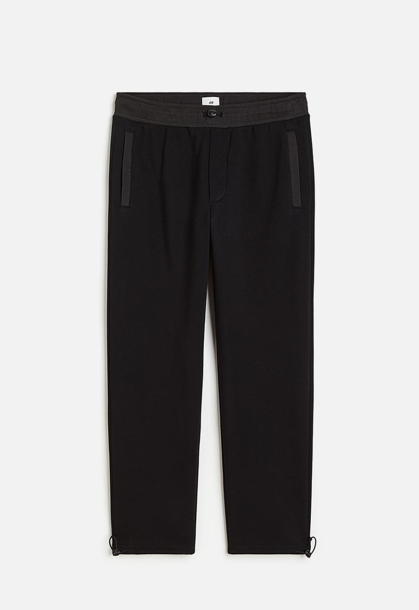 H&M - Relaxed fit joggers - black