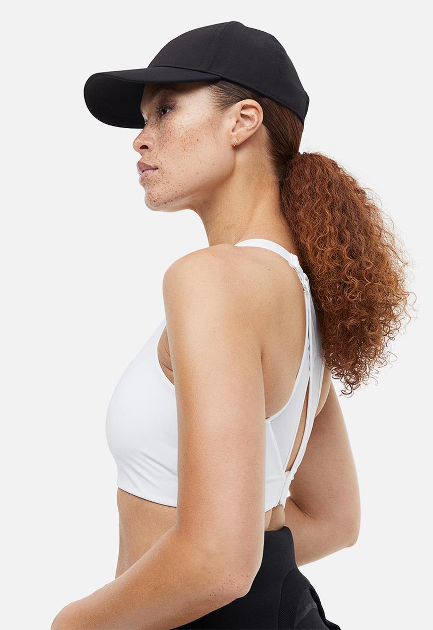 H&M - Drymove™ high support sports bra - white