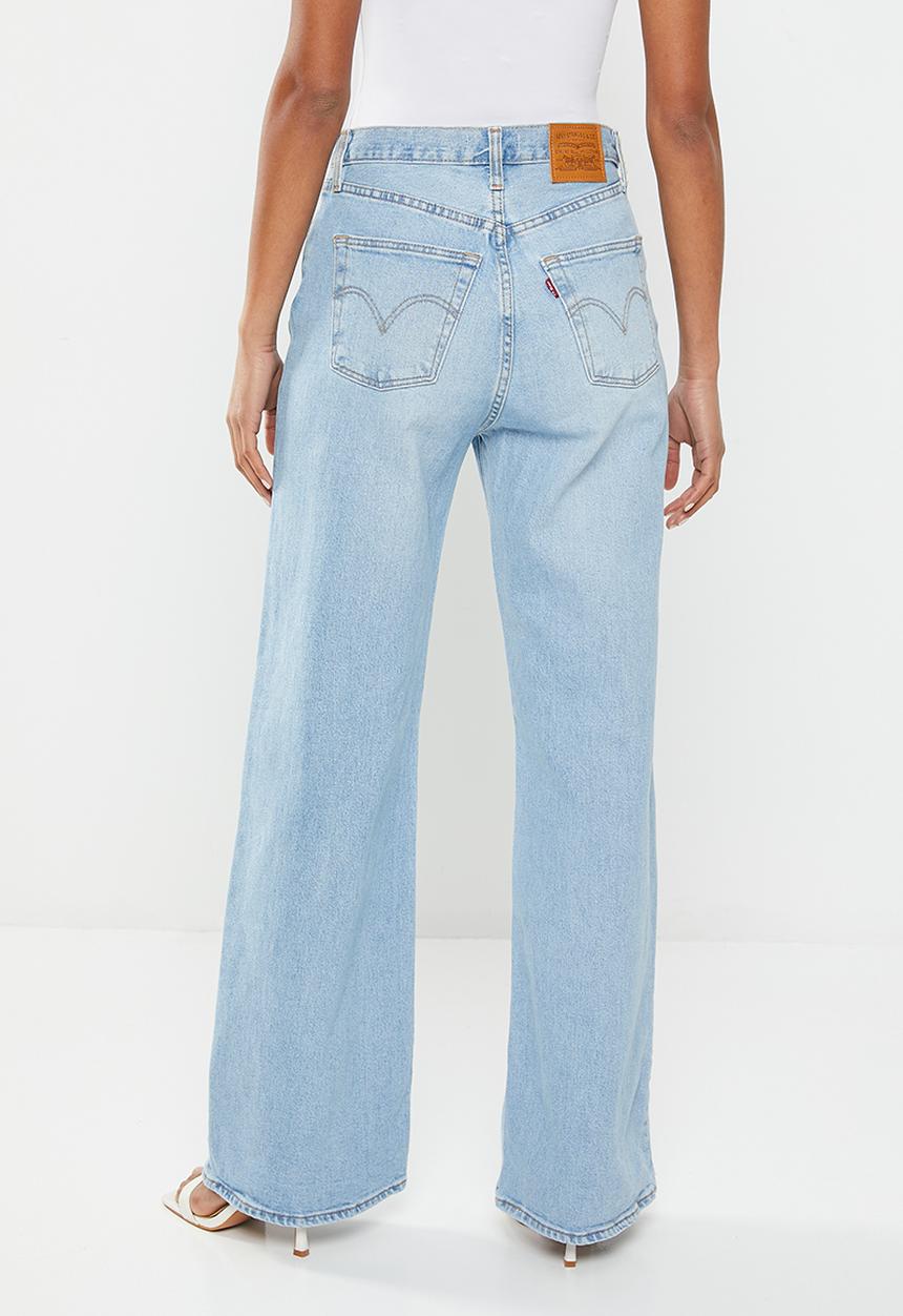 Levi’s® - Ribcage wide leg za far and wide - light Indigo