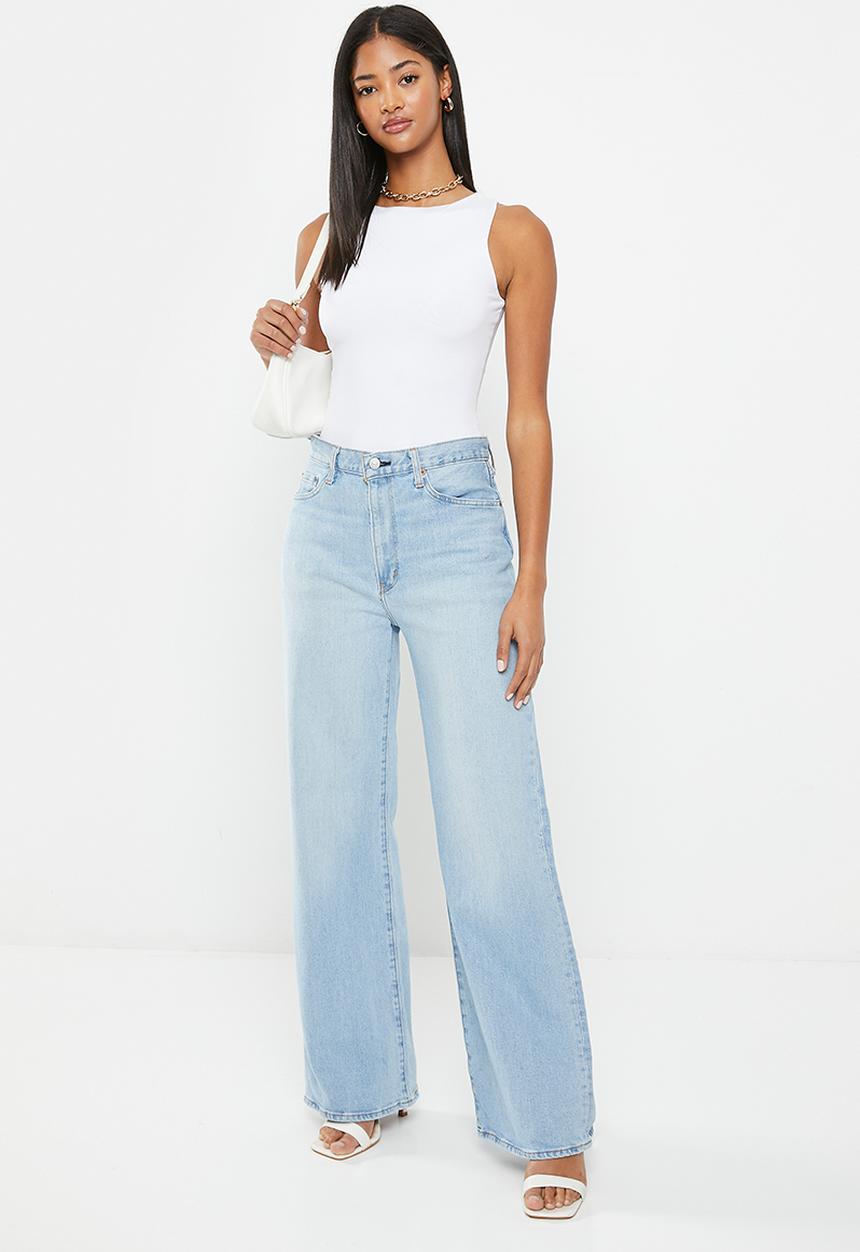 Levi’s® - Ribcage wide leg za far and wide - light Indigo
