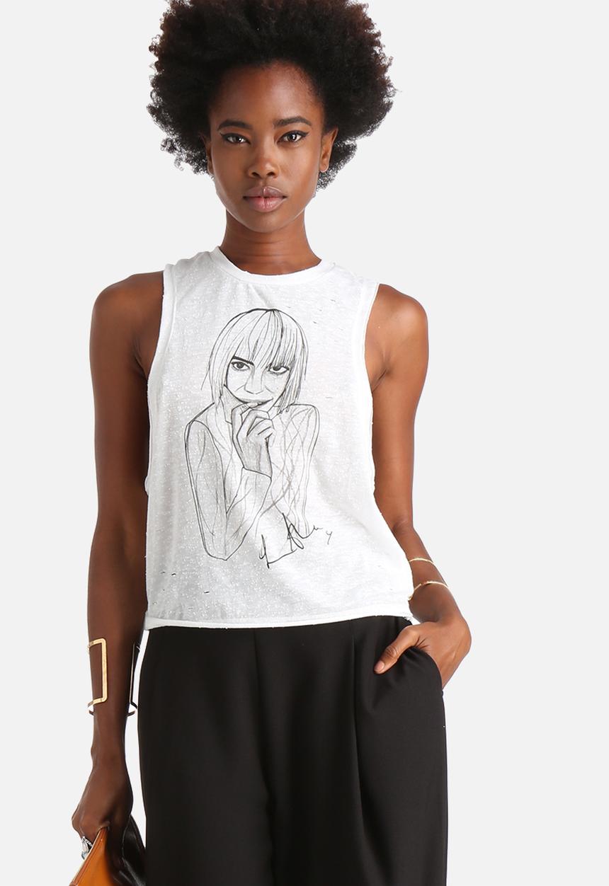 Vero Moda - Lily Raw Crop Tank