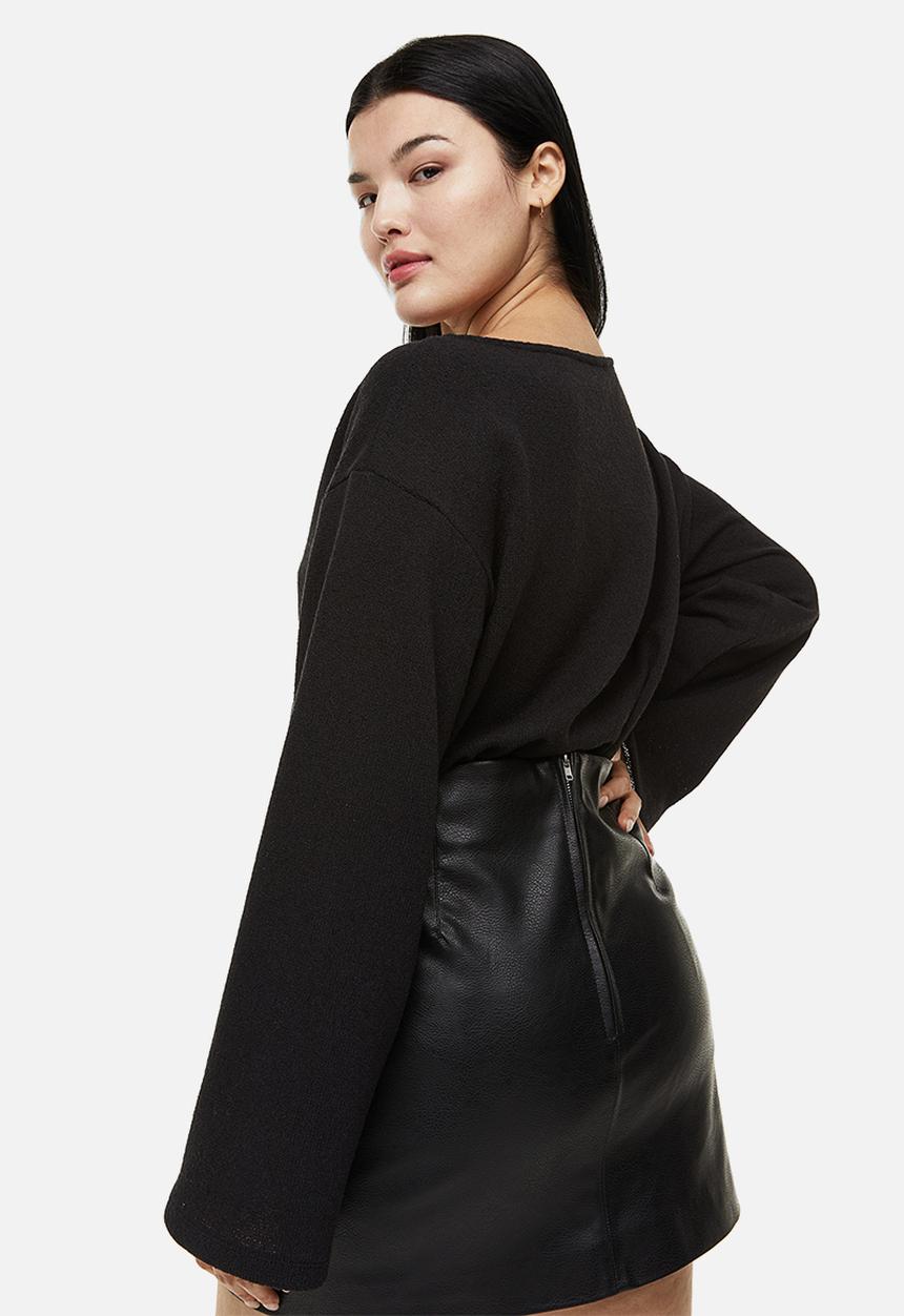 H&M - Boxy jumper - black