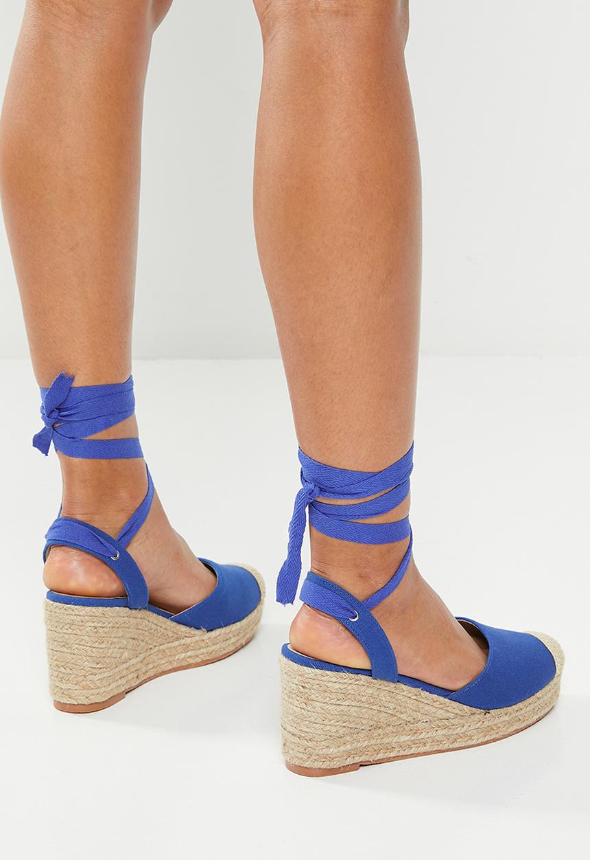 Superbalist - Kiara wedge espadrille - blue