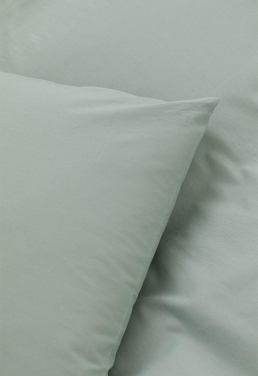 H&M - Cotton single duvet cover set - green