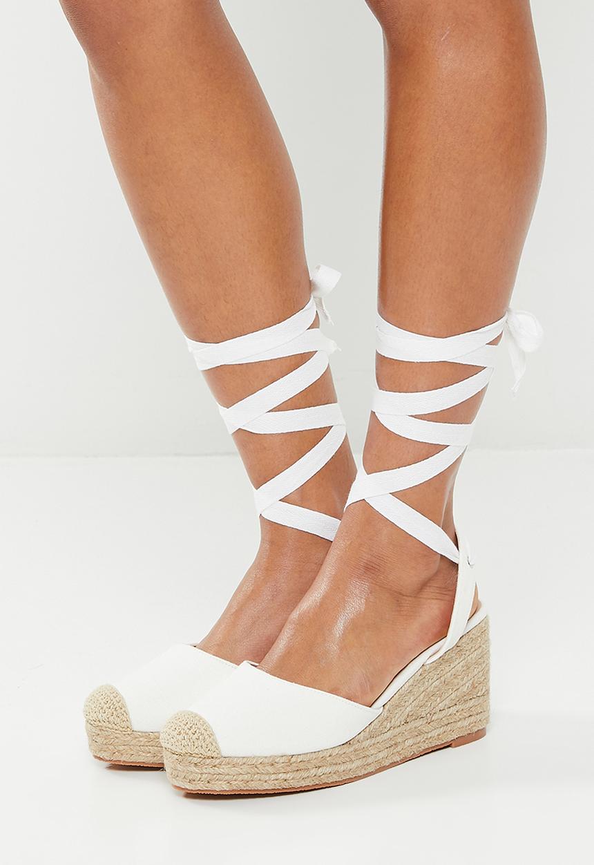 Superbalist - Kiara wedge espadrille - white