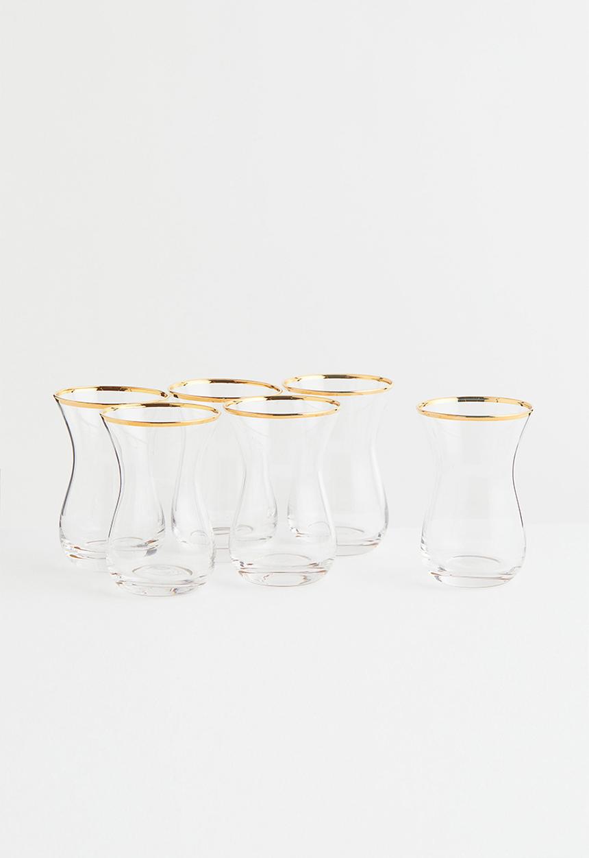 H&M - 6-pack glasses - multi,transparent