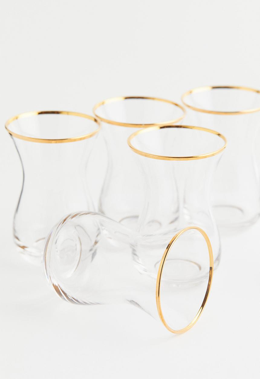 H&M - 6-pack glasses - multi,transparent
