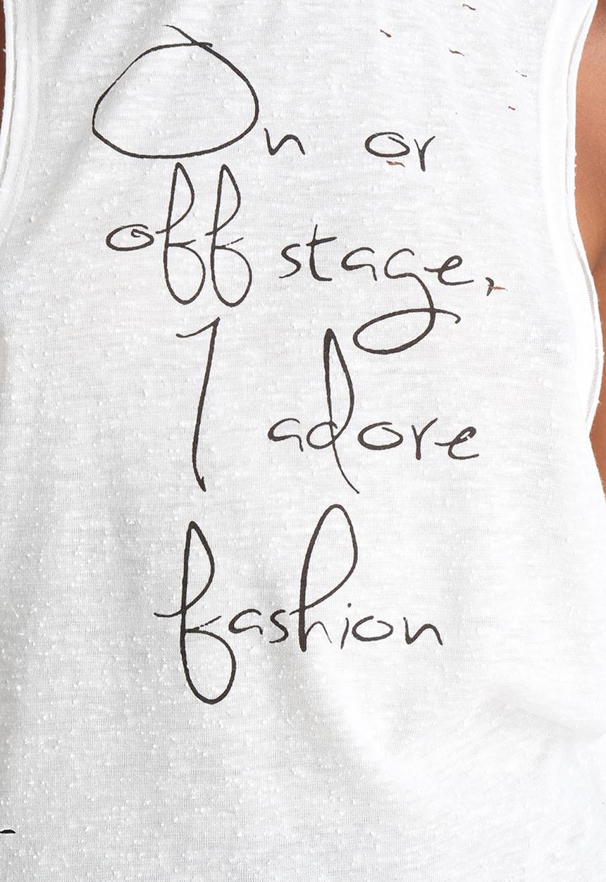 Vero Moda - Lily Raw Crop Tank