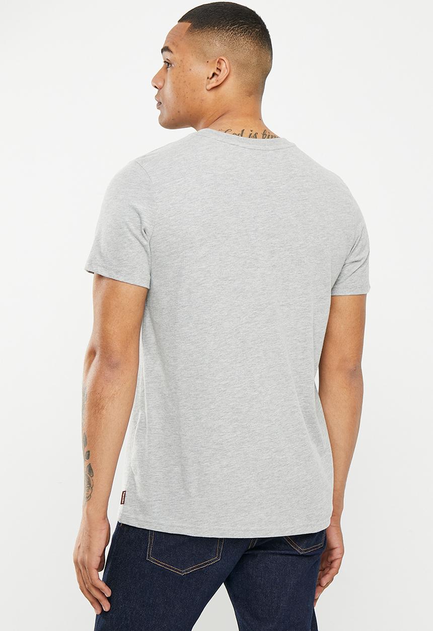 Superdry. - Vintage vl narrative tee - grey marl