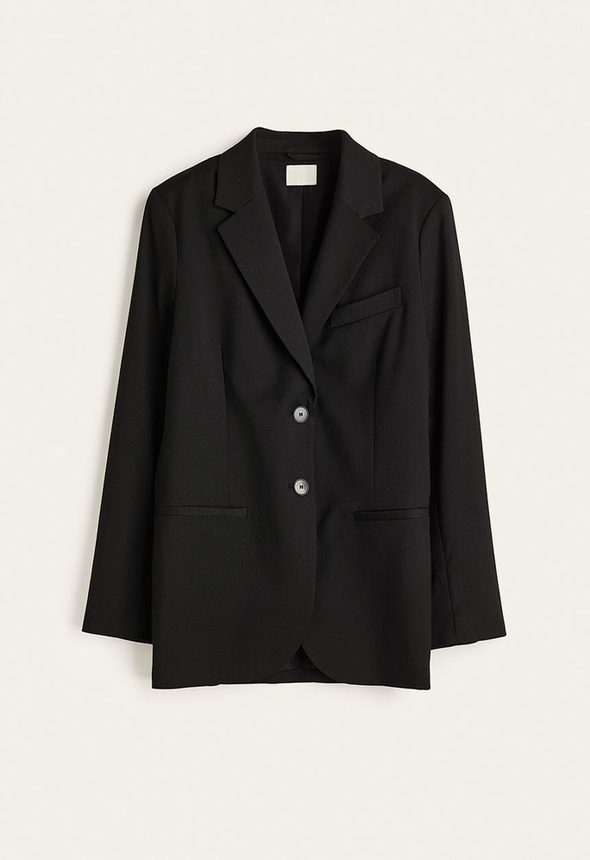 H&M - Single-breasted blazer - black