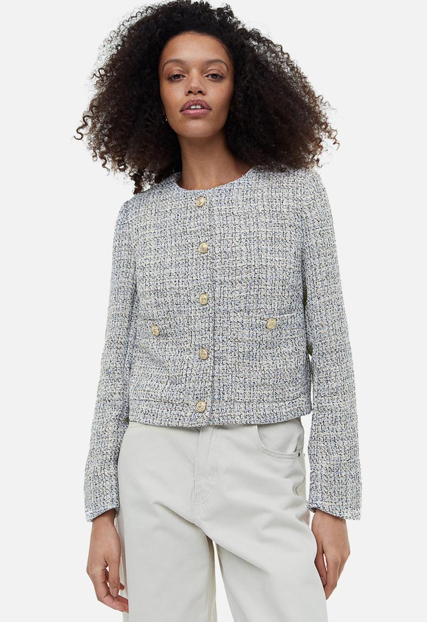 H&M - Bouclé jacket - greige 